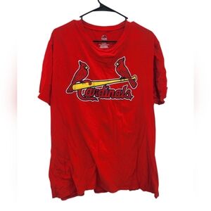 Majestic Red Cardinals Fan Shirt